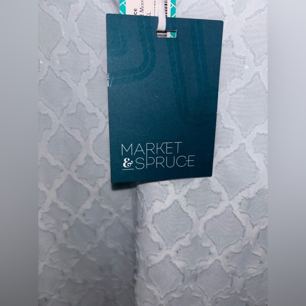 Market & Spruce sleeveless V-neck blouse, Light Blue, Size XXL - Picture 6 of 14